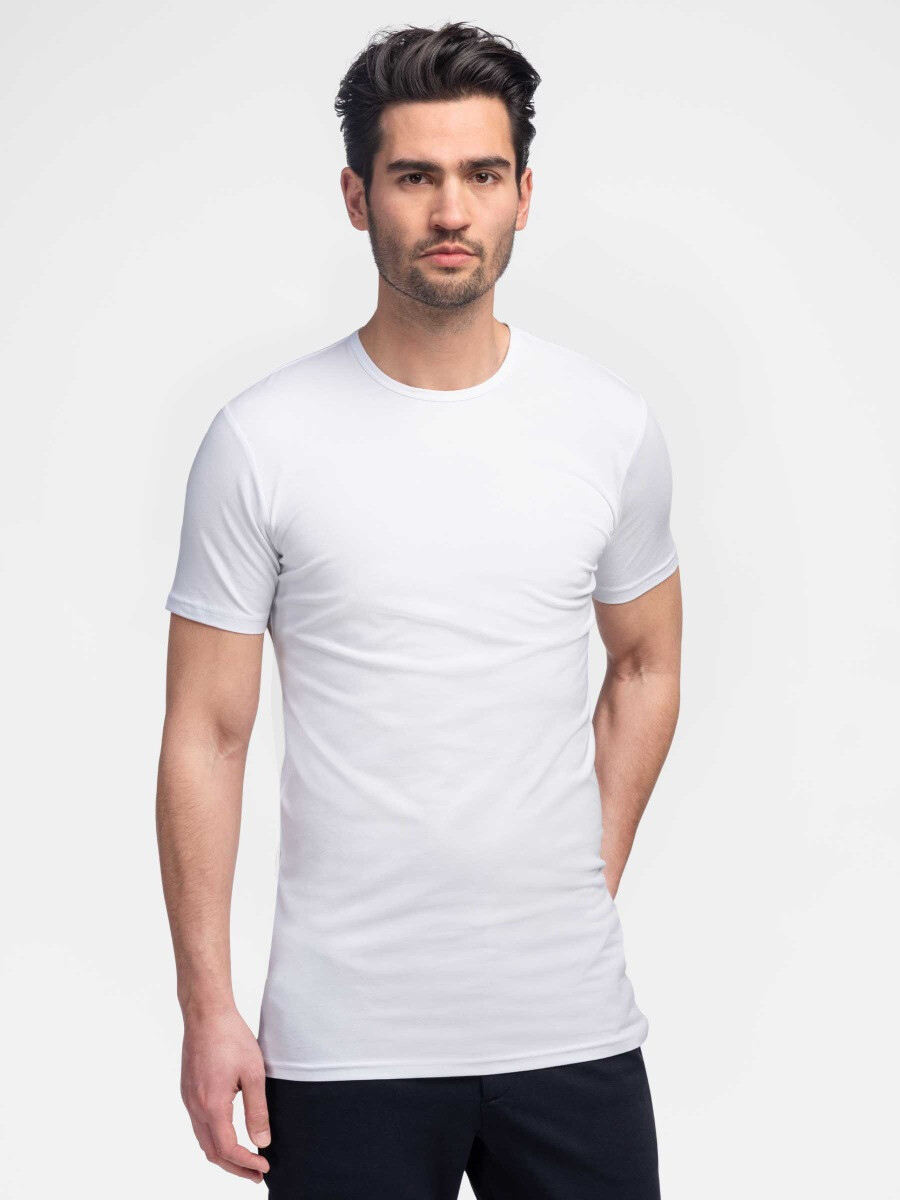 het laatste Briljant dealer SixPack Bangkok T-shirts wit kopen? Voor lange mannen -Girav