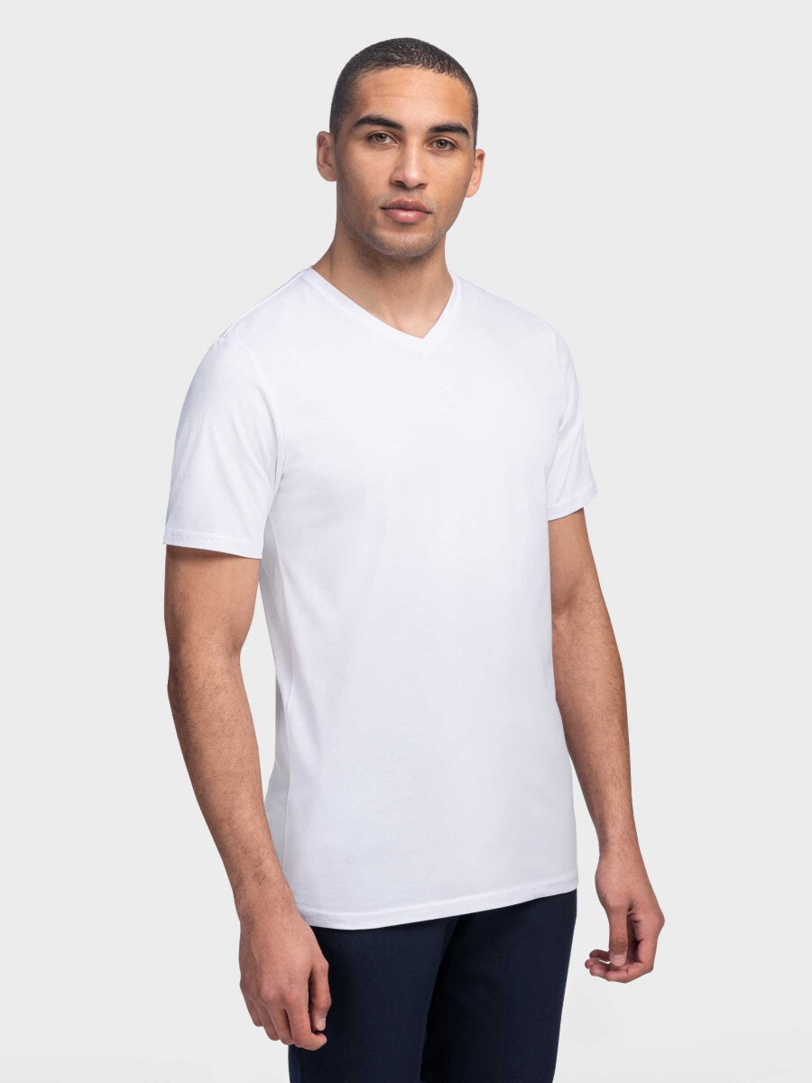 hangen oriëntatie vieren Melbourne T-shirts Wit (6-pack) - Voor lange heren - Girav