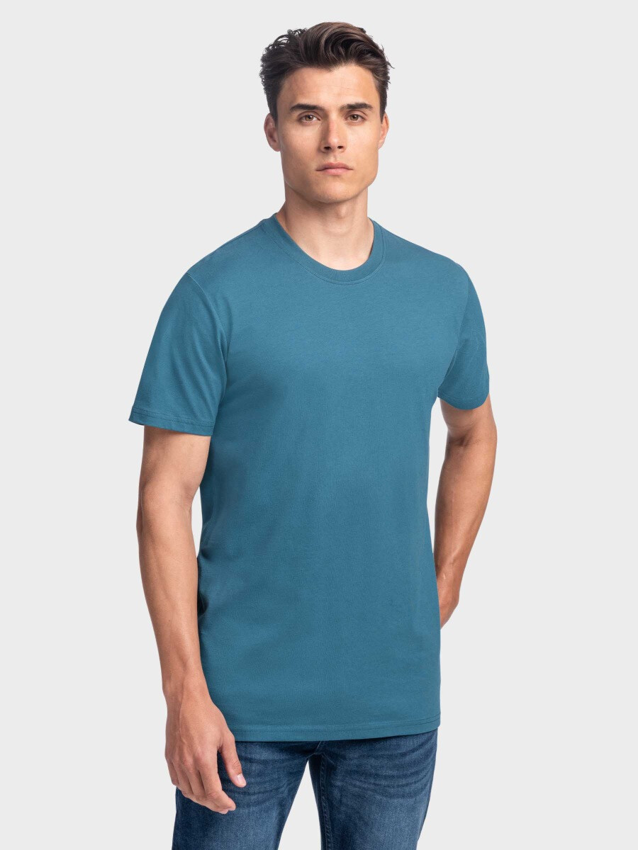 George Hanbury Raak verstrikt zweep Lang T-shirt Sydney Metal Blue kopen? In 3 lengtes - Girav