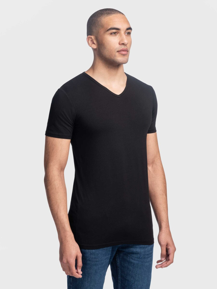 Custo Barcelona T-shirt zwart-grijs Mode Shirts T-shirts 