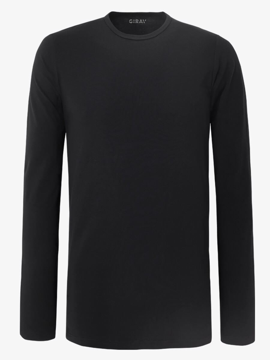 Moeras Immigratie Trappenhuis London T-shirt lange mouwen zwart kopen? Extra lang - Girav