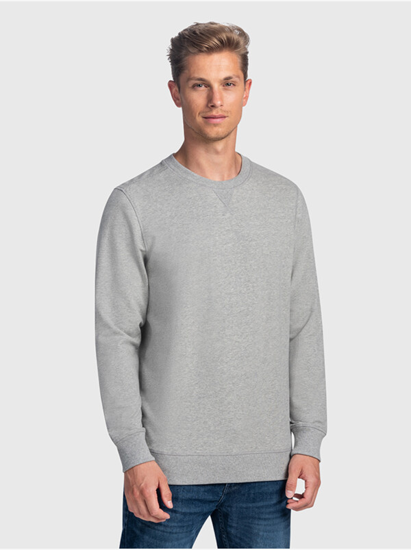 Princeton Light Sweater, Grey Melange