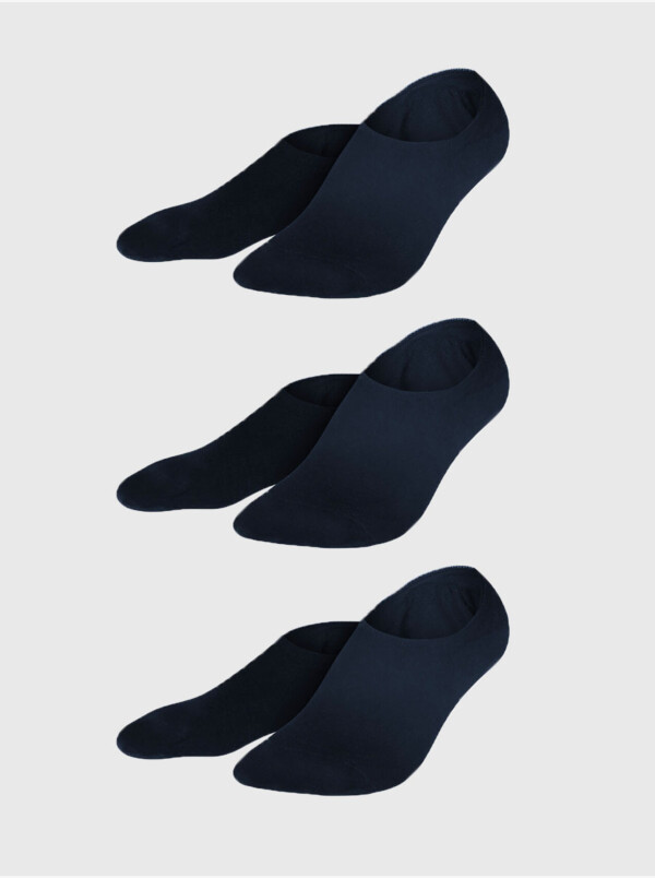 Palma Sneaker Sokken, 3-pack Donkerblauw
