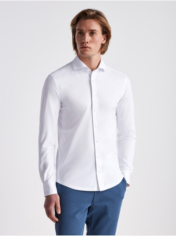 Pisa Strijkvrij Overhemd, Wit